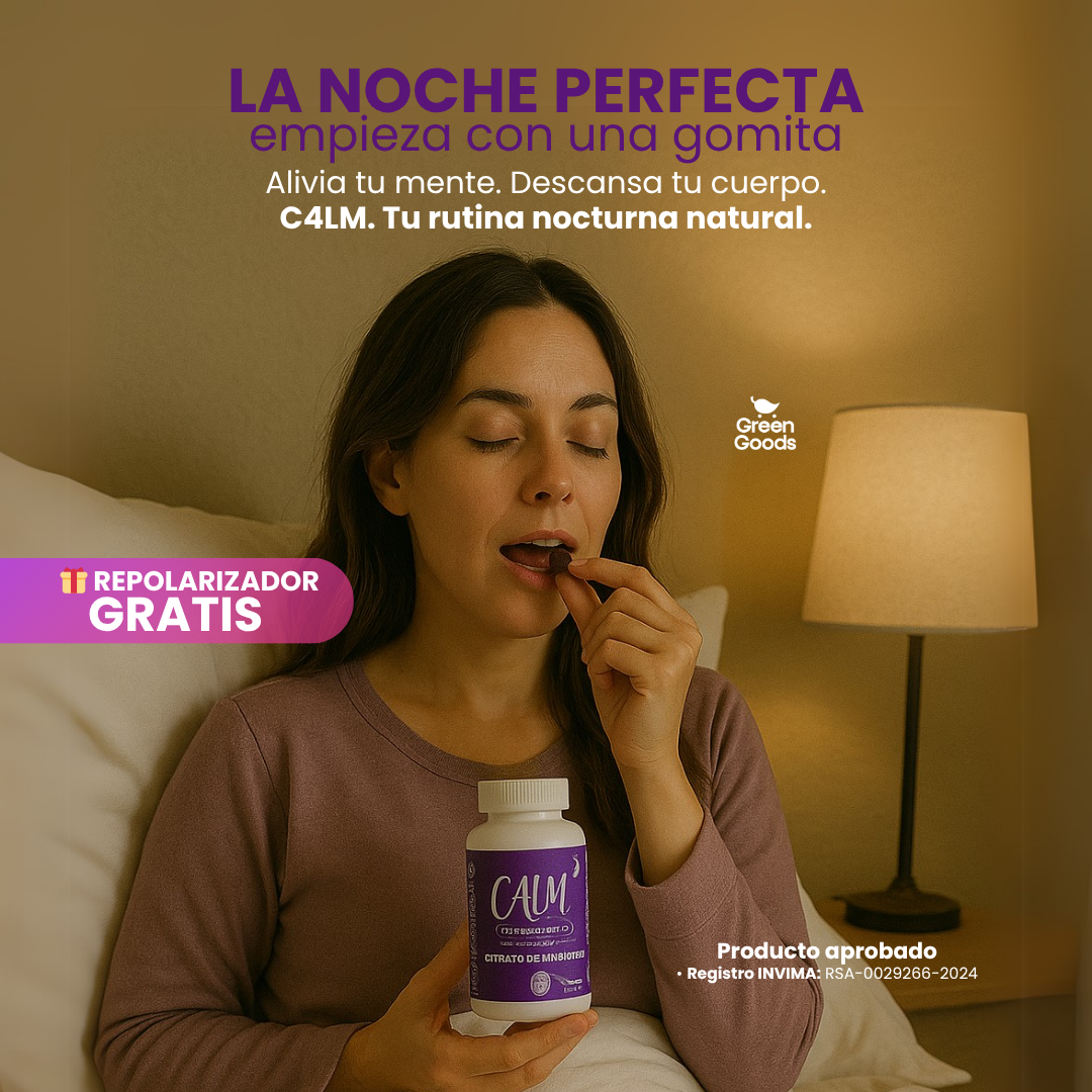 C4LM | Gomitas para Dormir Mejor y Despertar Renovado