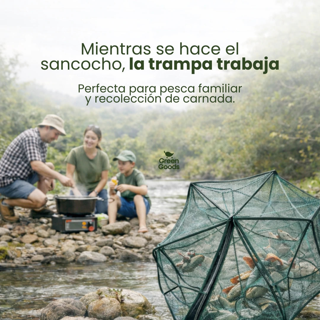 Parawa™ – Trampa de Pesca Plegable