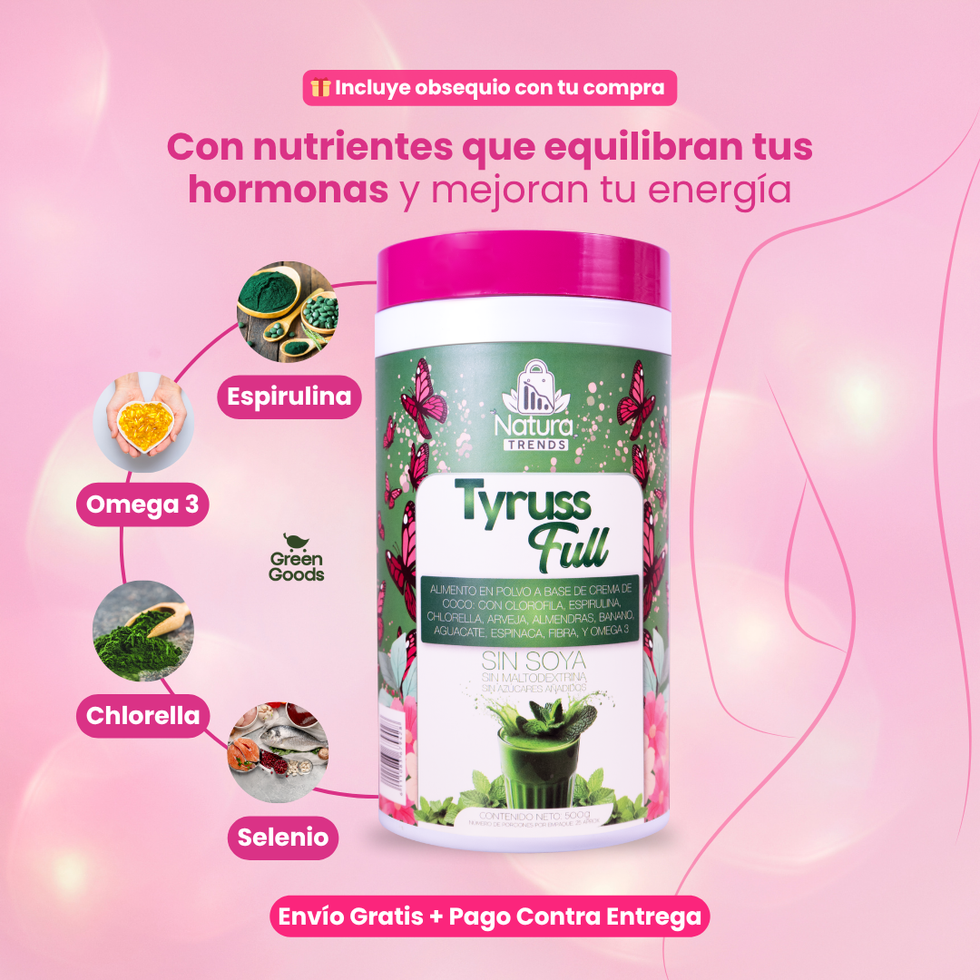 Tyruss Full | Nutrición completa para mujeres en menopausia