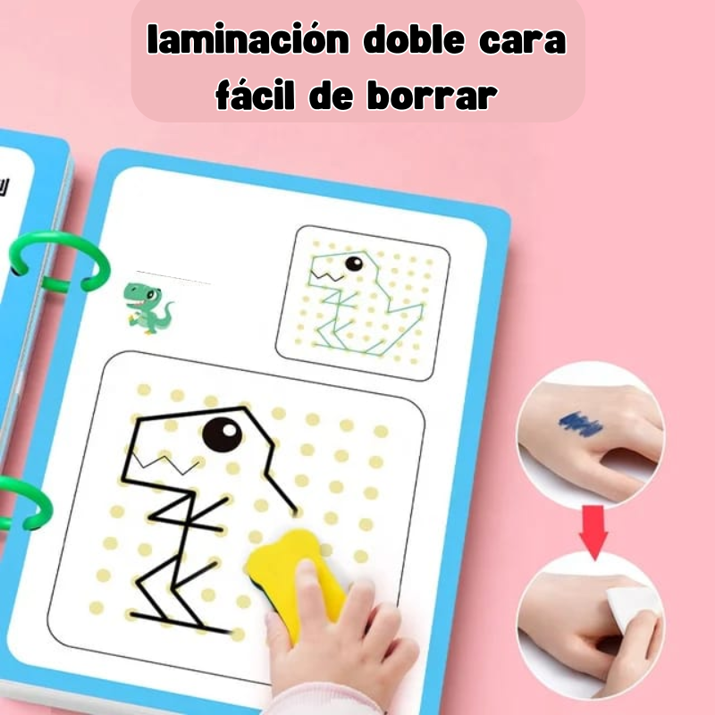 Libro de trazos y caligrafía - Diversión y aprendizaje 🤩