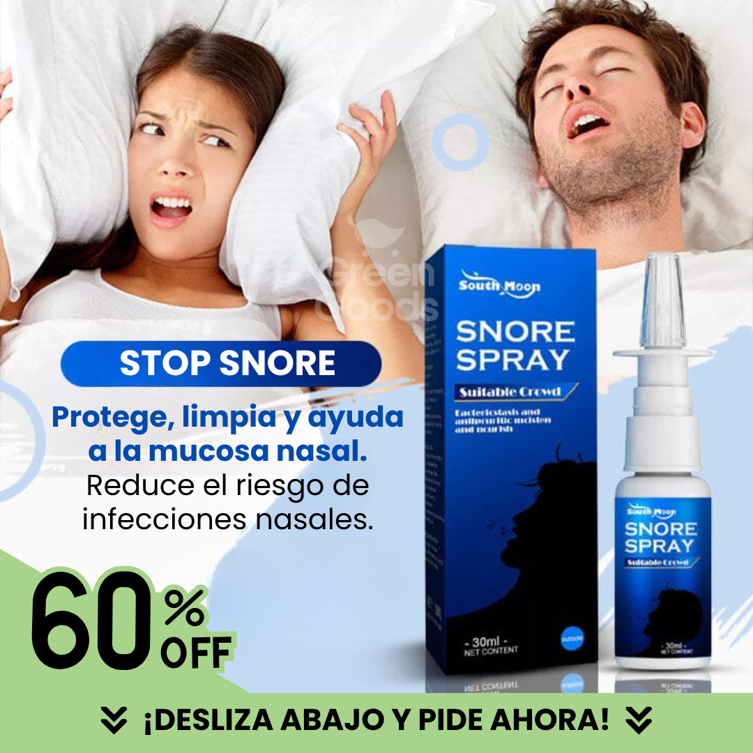 SPRAY ANTI RONQUIDOS-¡DUERME TRANQUILO! 😴
