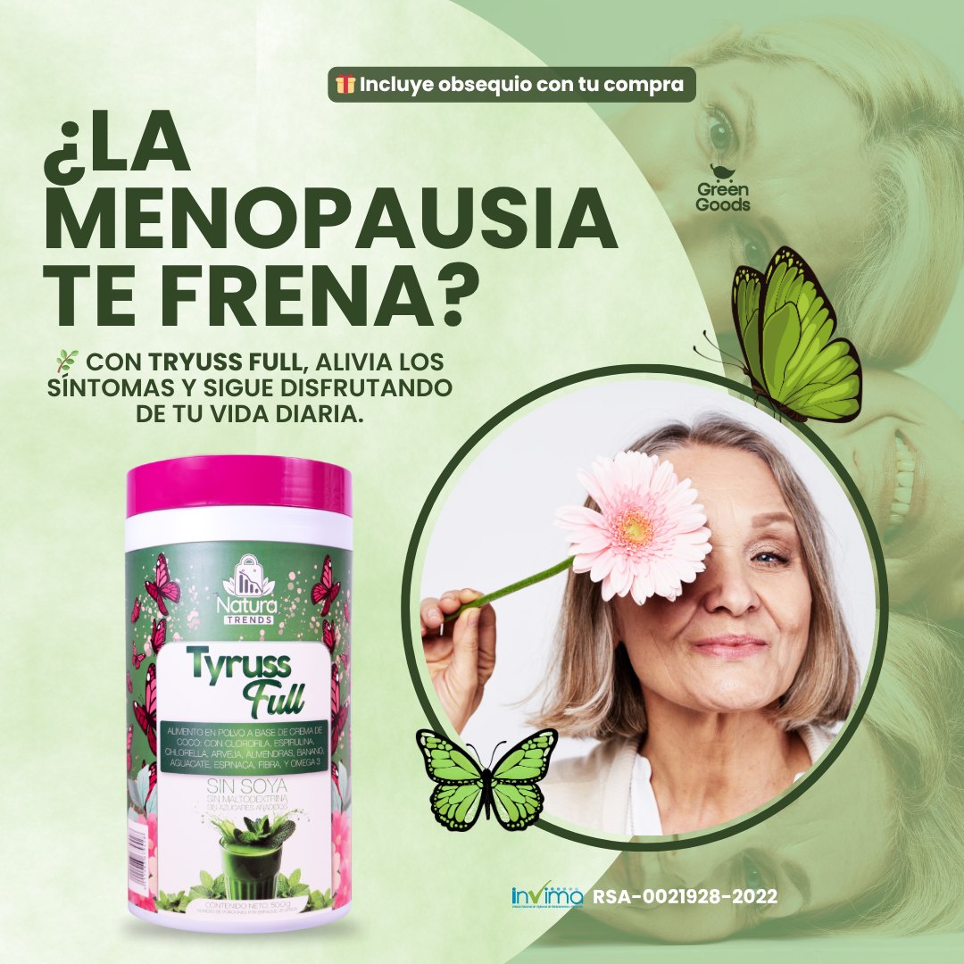 Tyruss Full | Nutrición completa para mujeres en menopausia