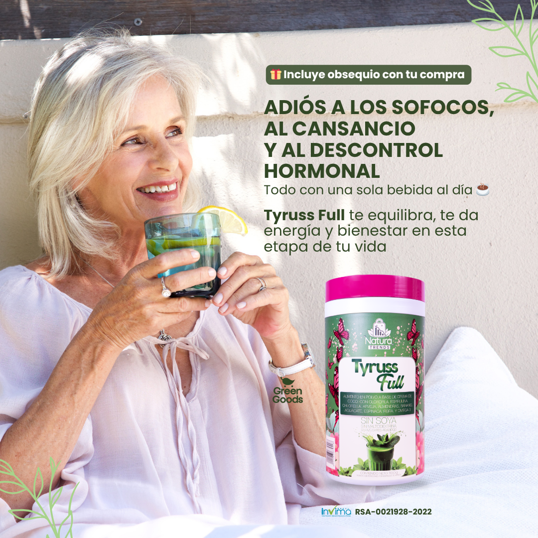 Tyruss Full | Nutrición completa para mujeres en menopausia