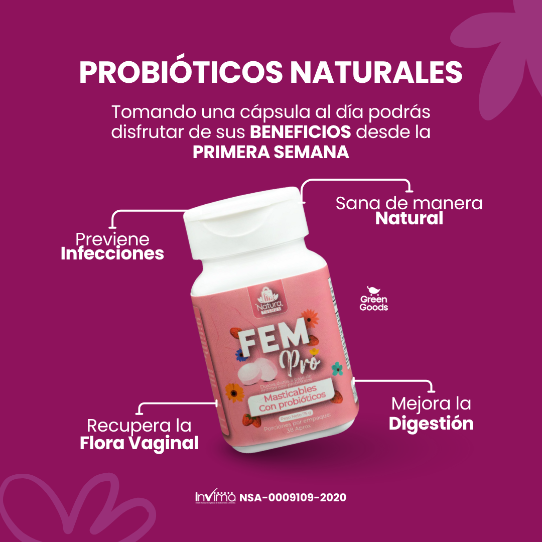 FemPro | Probióticos Femeninos para tu Bienestar Íntimo y Digestivo