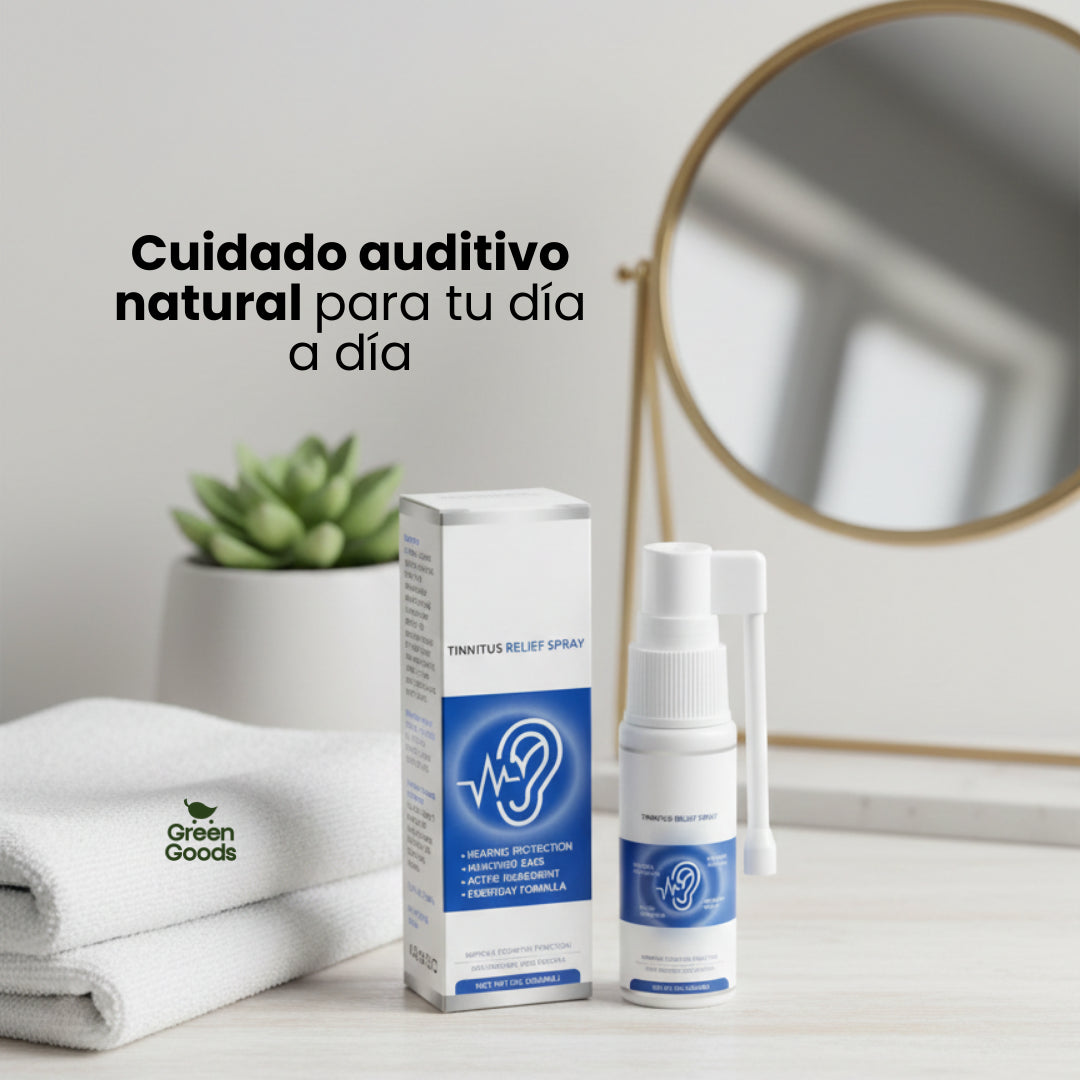 TinniDrop™ Spray Limpiador de Oído – Cuidado Auditivo Natural