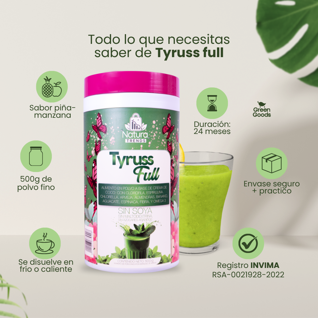 Tyruss Full | Nutrición completa para mujeres en menopausia