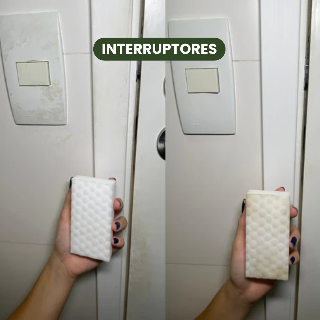 ESPONJA MÁGICA x 12 UNIDADES-LIMPIA SIN ESFUERZO 🧽🫧