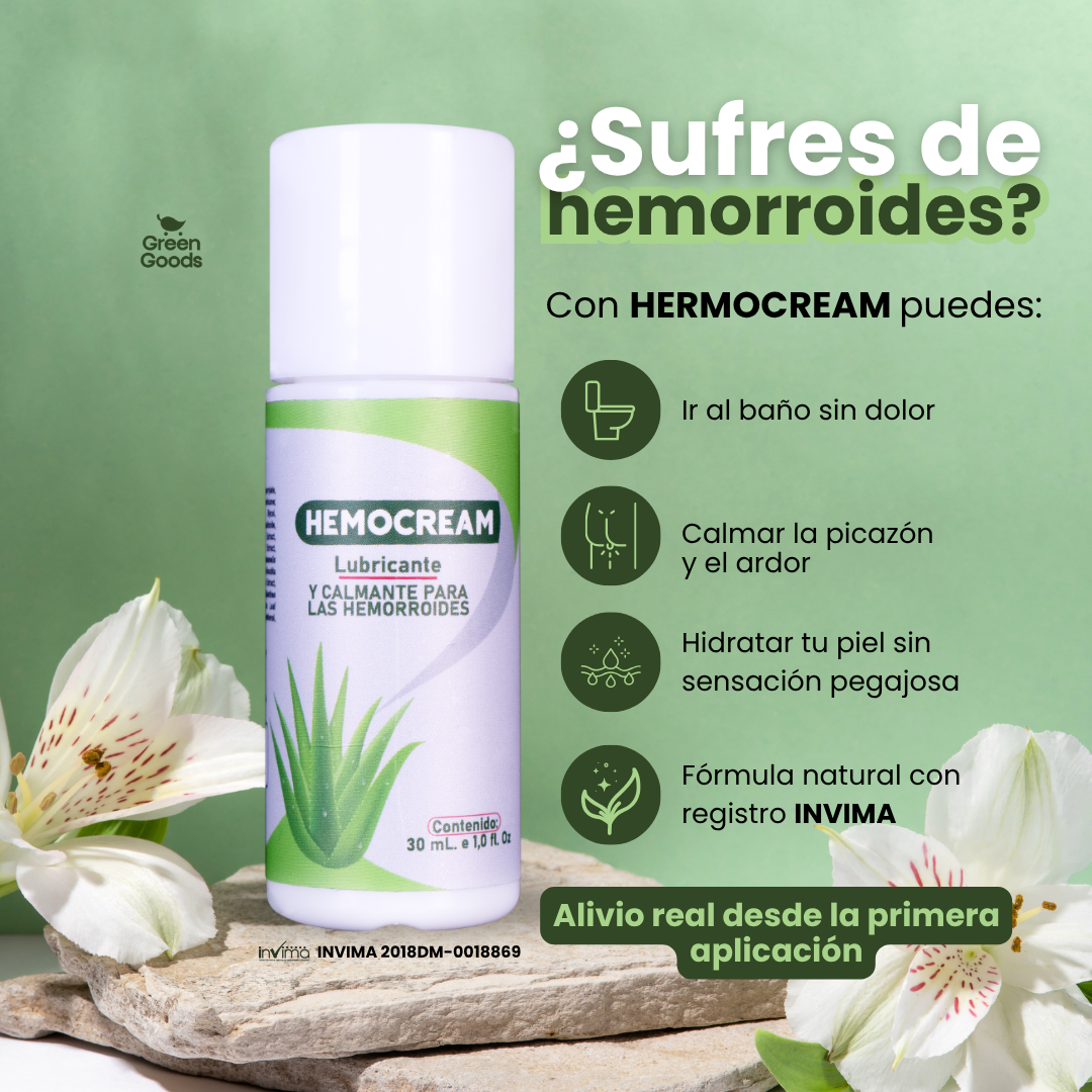 Hemocream – Alivio discreto y confiable para hemorroides