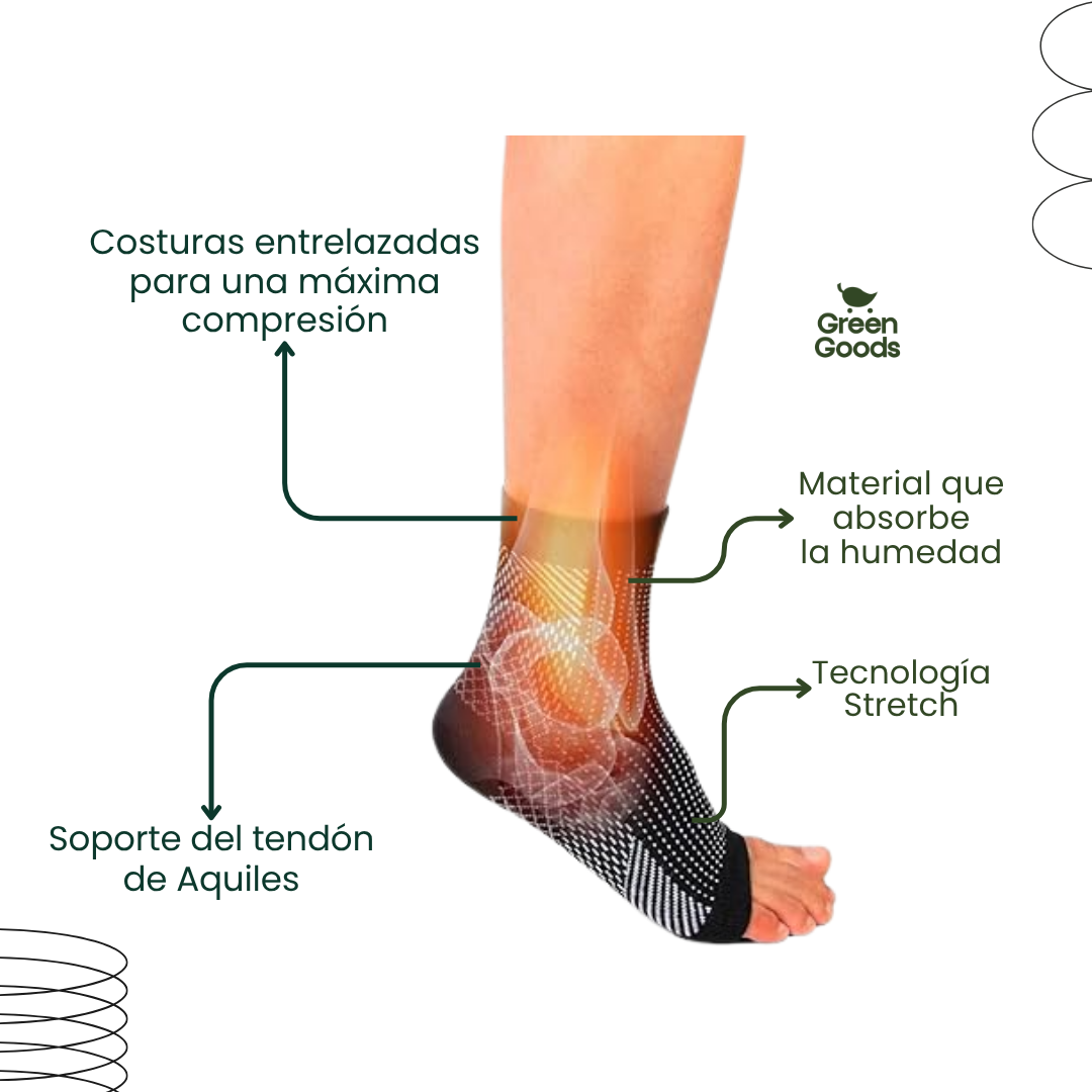 Medias de Compresión | Alivio rápido de pies hinchados y adoloridos