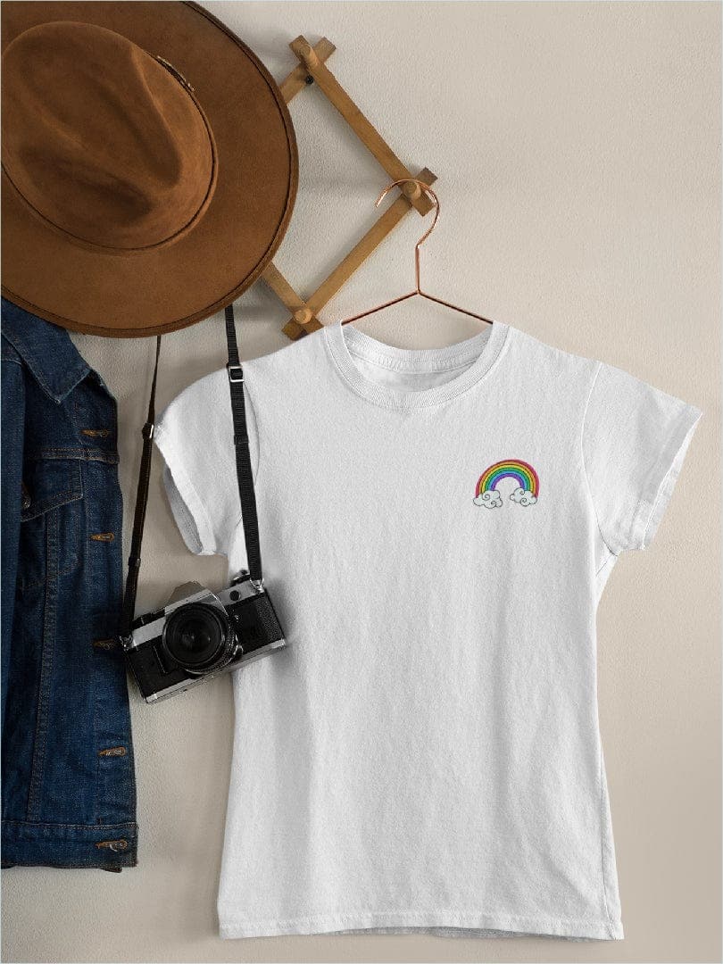 WonderNut Camisetas WonderNut para mujer - Rainbow