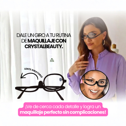 Crystal Beauty-Maquíllate con precisión aunque no veas bien de cerca