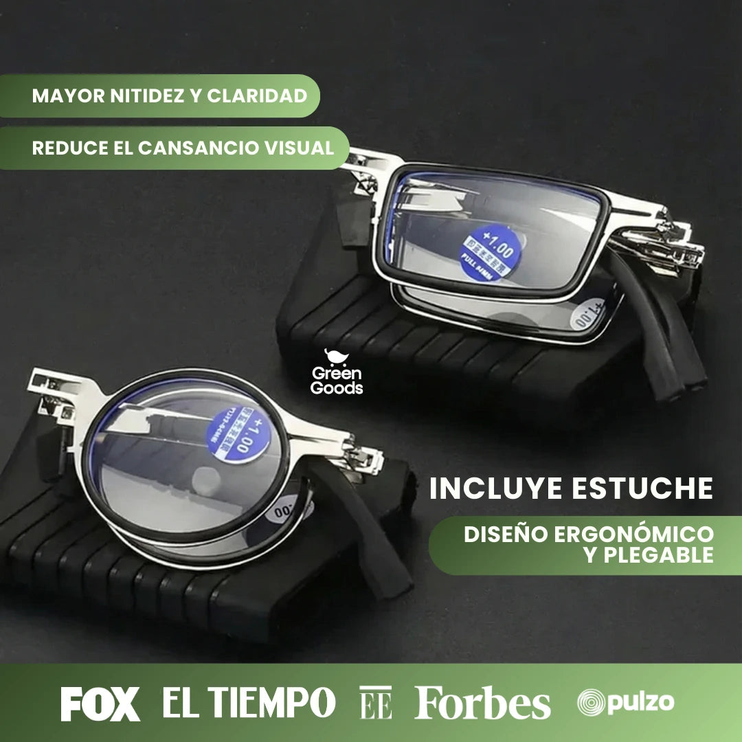 Gafas Plegables Pro-Vision™-Visión sin Cansancio  ¡𝐂𝐨𝐧 𝐄𝐬𝐭𝐮𝐜𝐡𝐞 𝐝𝐞 𝐑𝐞𝐠𝐚𝐥𝐨!