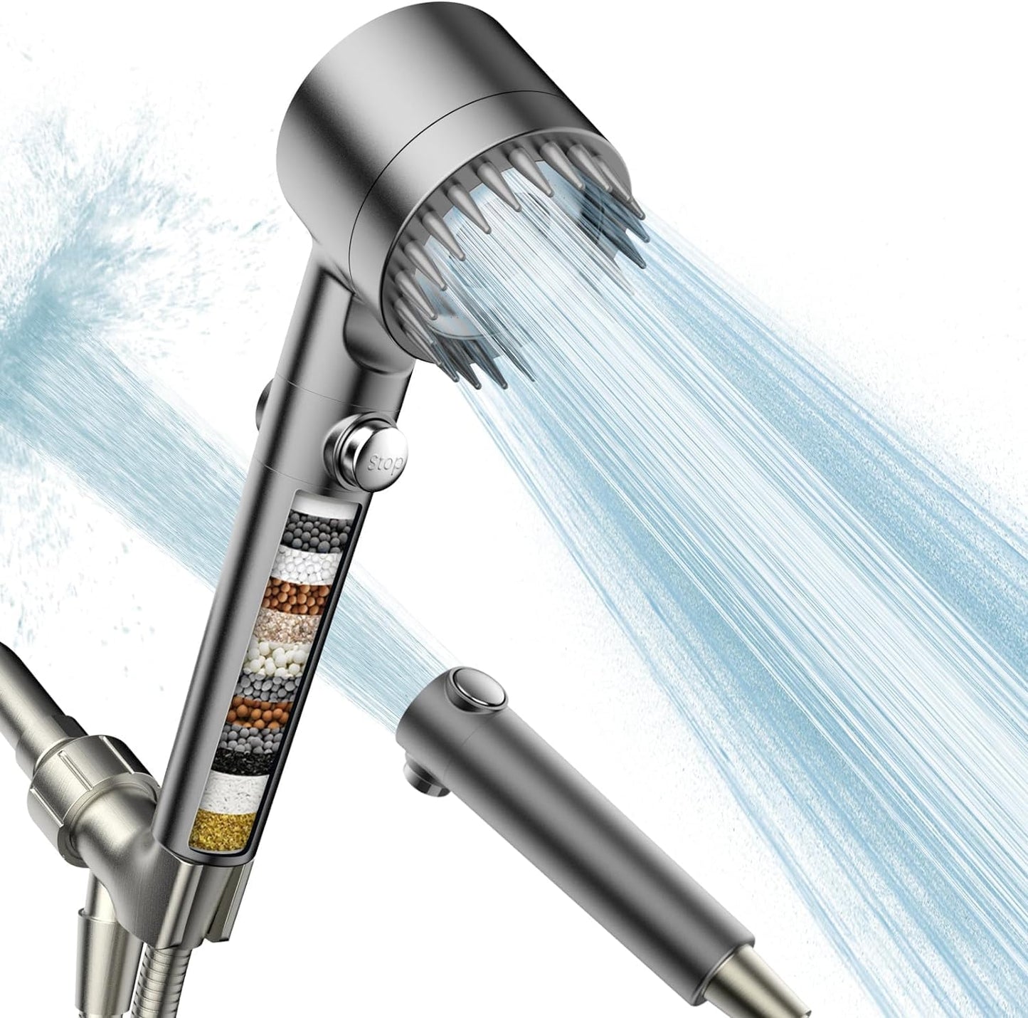 CABEZAL DE DUCHA MULTIFUNCIONAL - ¡SPA EN CASA! 🚿