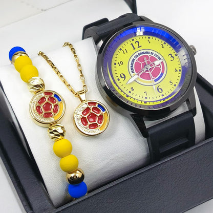 Combo Selección Colombia: Reloj+Collar+Manilla