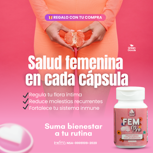 FemPro | Probióticos Femeninos para tu Bienestar Íntimo y Digestivo