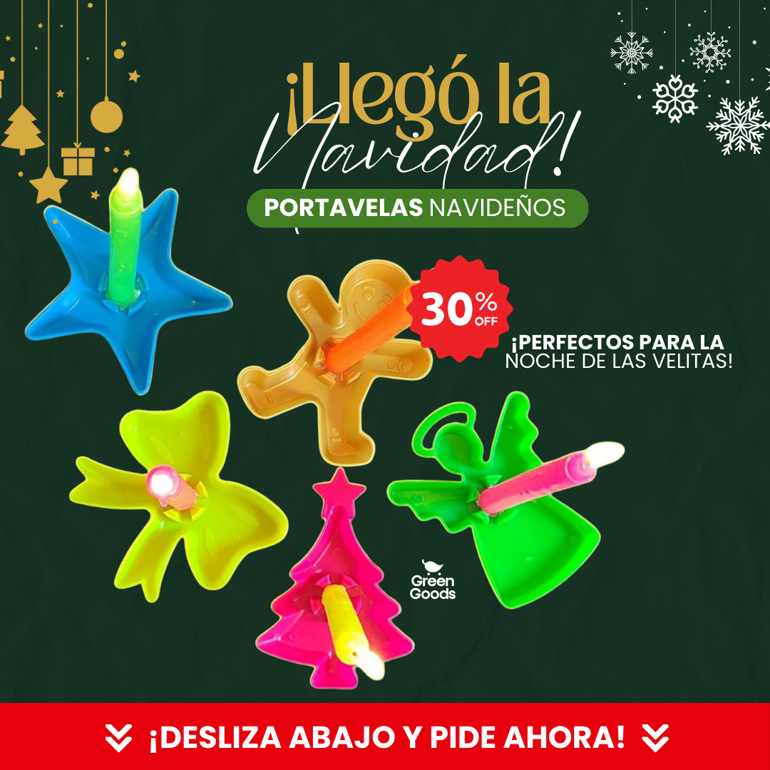 Porta velas Diseños Navidad 🎄- ¡Día de velitas con estilo!