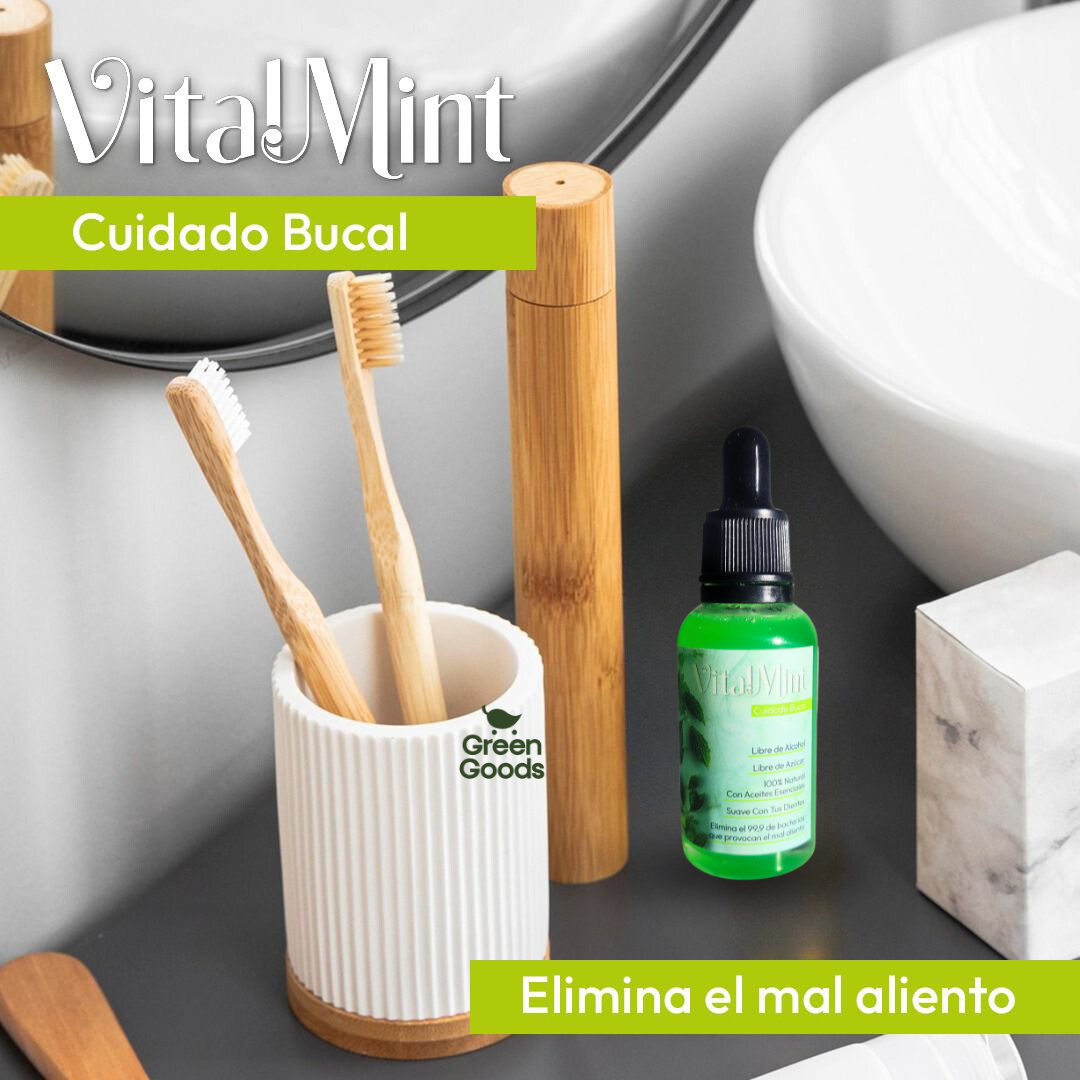 VITAL MINT®️-GOTAS PARA EL MAL ALIENTO😷 - ¡ALIENTO IMPECABLE!