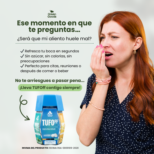 TUFOff® – El dulce sin azúcar que elimina el mal aliento en minutos.