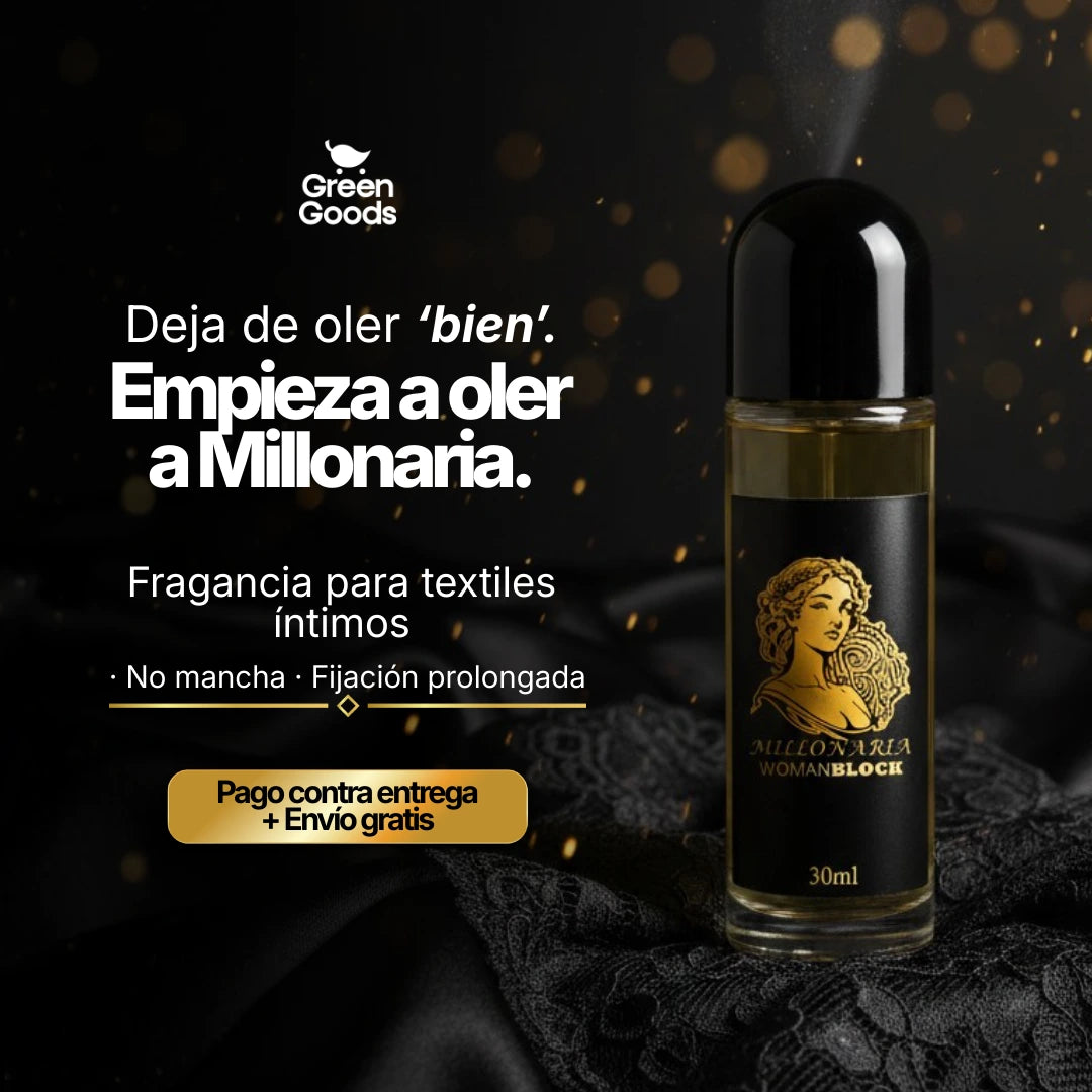 Millonaria - Perfume Para Ropa Interior