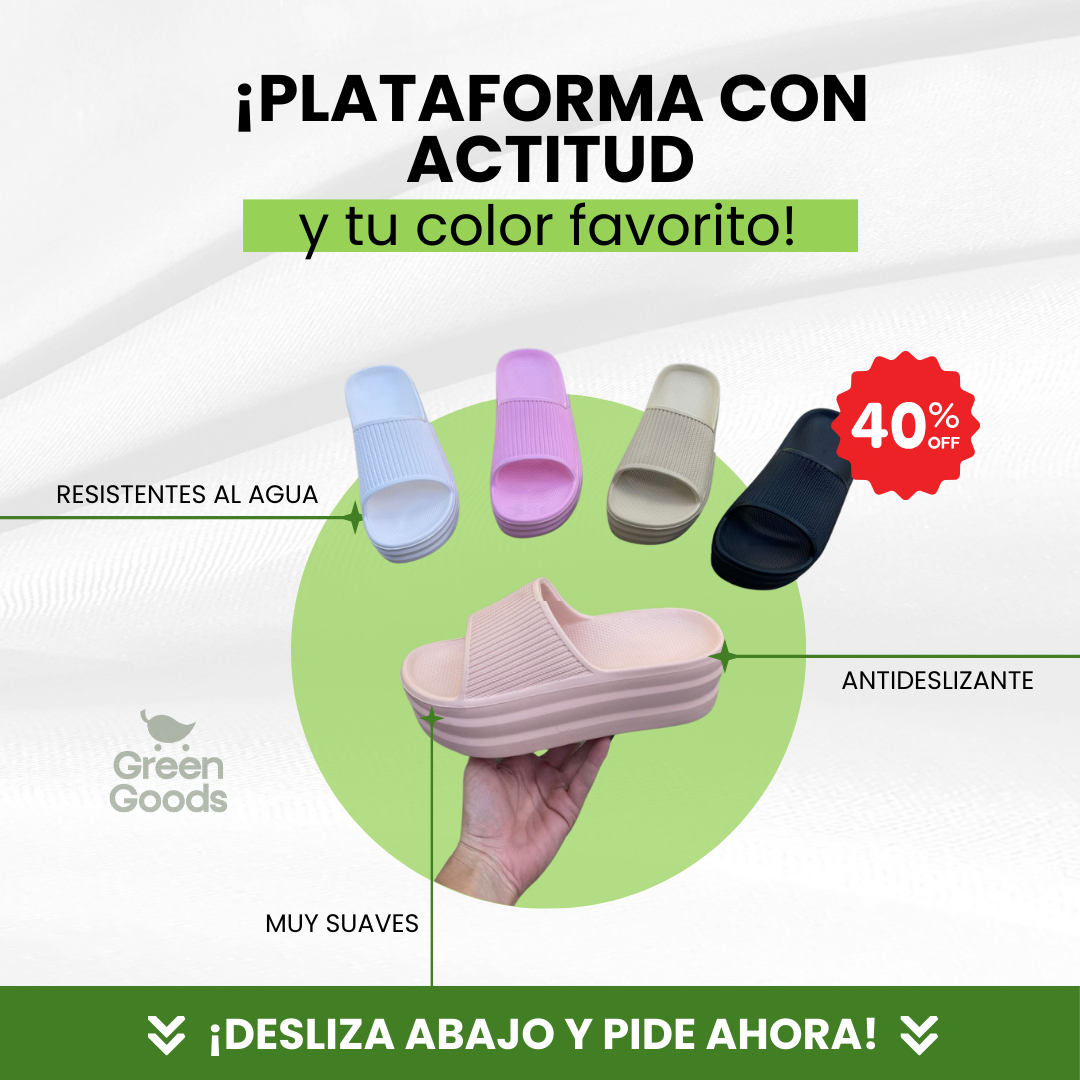 SANDALIAS PLATAFORMA🩴- TE AYUDAN A ELEVAR TU ALTURA 😍
