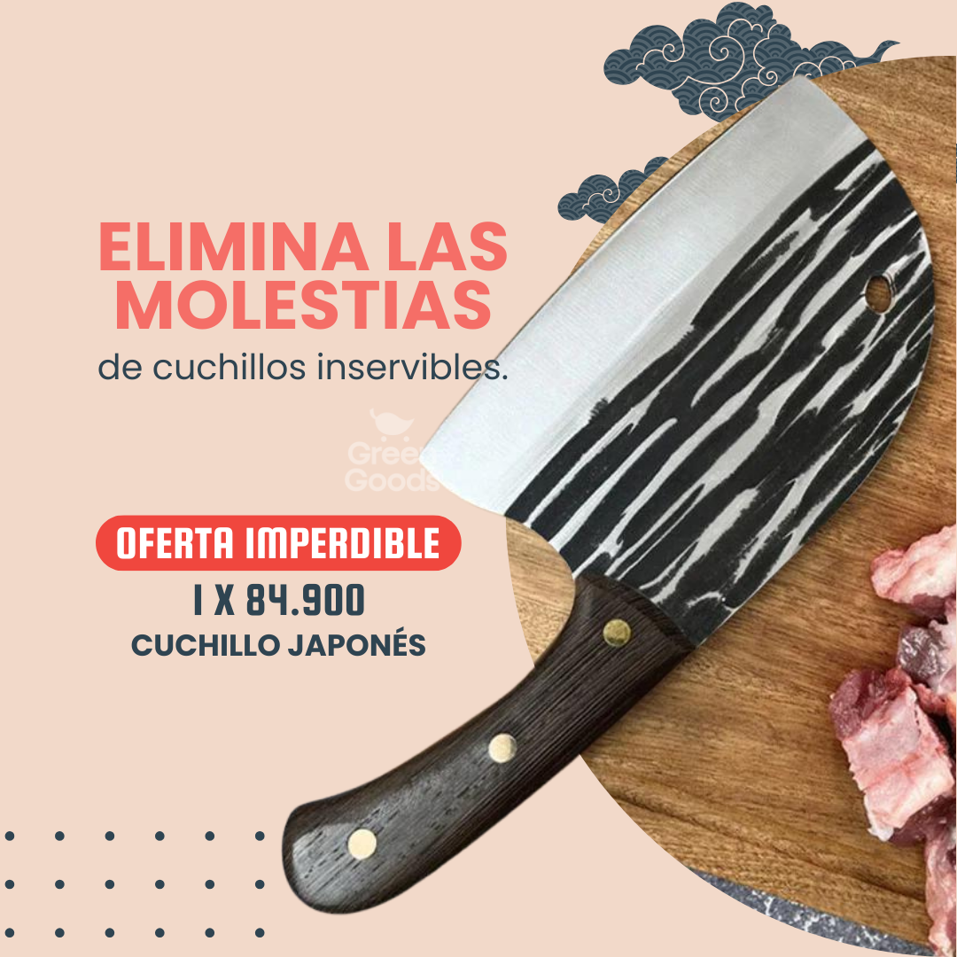 CUCHILLO JAPONÉS🔪-FILO INTERMINABLE ¡CURSO DE COCINA GRATIS! 🤩