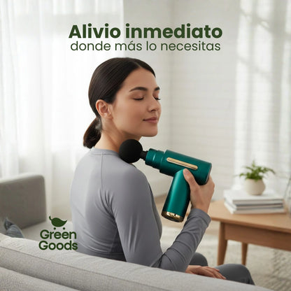 Pistola masajeadora inalámbrica - Alivio muscular profundo en minutos