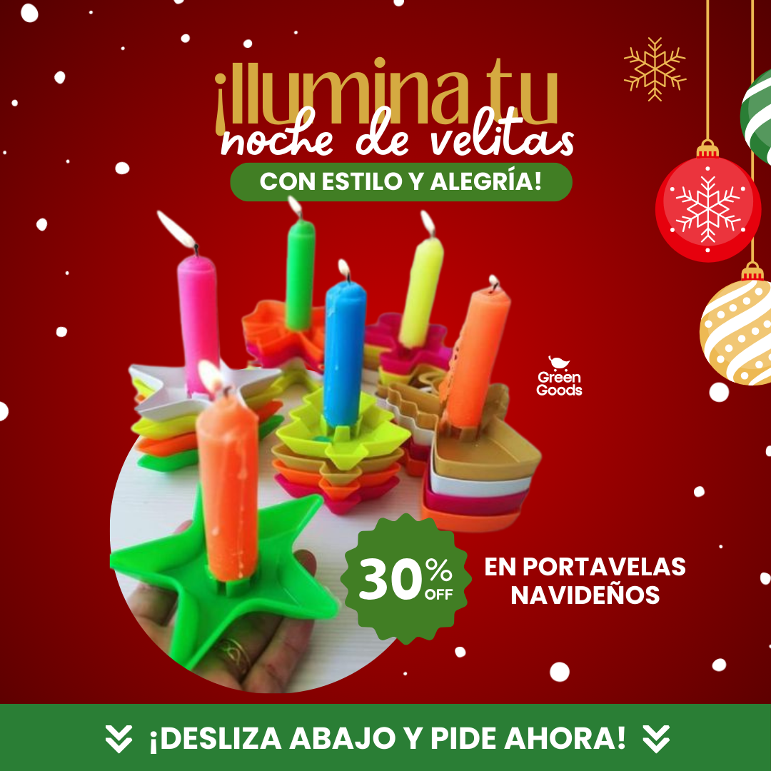 Porta velas Diseños Navidad 🎄- ¡Día de velitas con estilo!