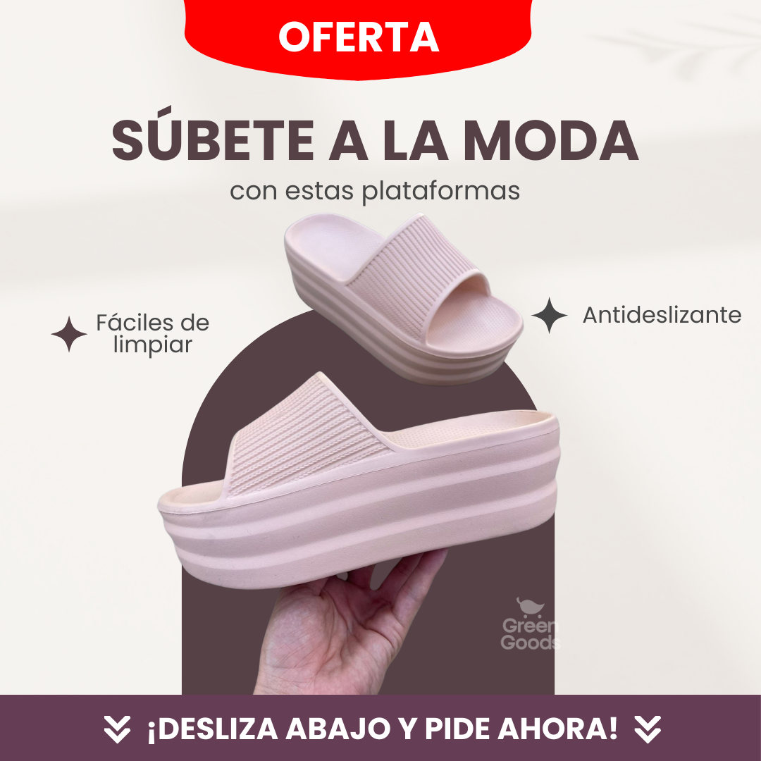 SANDALIAS PLATAFORMA🩴- TE AYUDAN A ELEVAR TU ALTURA 😍