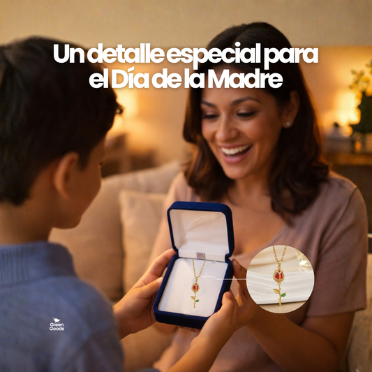 Collar Rosa Roja | Edición Día de la Madre