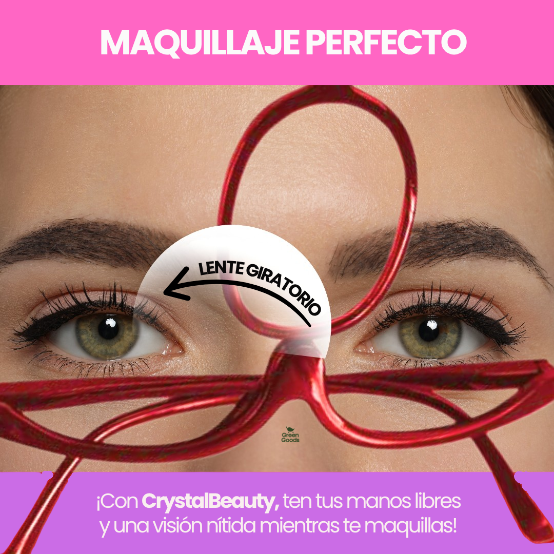 Crystal Beauty-Maquíllate con precisión aunque no veas bien de cerca
