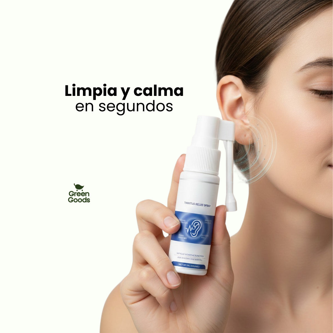 TinniDrop™ Spray Limpiador de Oído – Cuidado Auditivo Natural