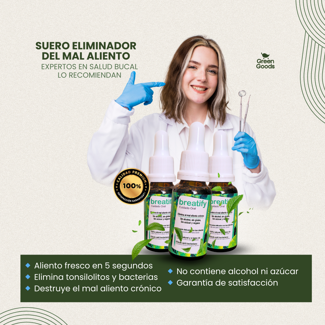 Breatify Green Goods-¡Dile adiós al mal aliento y recibe un regalo exclusivo!