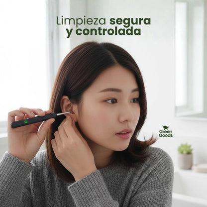 Limpiador de Oídos con Cámara WiFi™  Visualiza y cuida tu salud auditiva desde tu celular