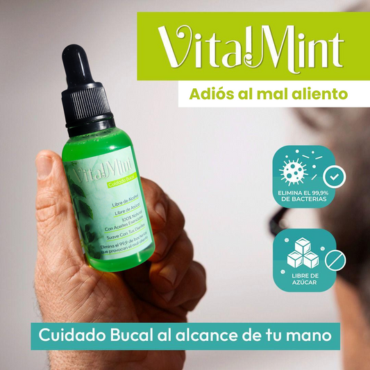 VITAL MINT®️-GOTAS PARA EL MAL ALIENTO😷 - ¡ALIENTO IMPECABLE!