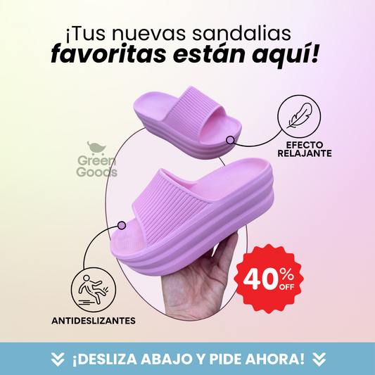 SANDALIAS PLATAFORMA🩴- TE AYUDAN A ELEVAR TU ALTURA 😍