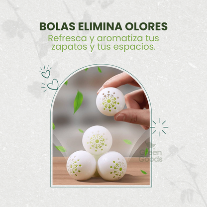 BOLAS ELIMINA OLORES (PAQUETE X 6 UDS.)-AROMA FRESCO Y AGRADABLE 🍃