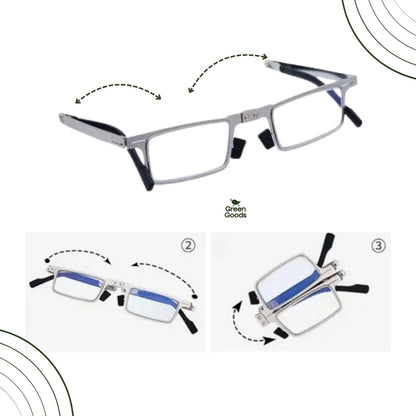 Gafas Plegables Pro-Vision™-Visión sin Cansancio  ¡𝐂𝐨𝐧 𝐄𝐬𝐭𝐮𝐜𝐡𝐞 𝐝𝐞 𝐑𝐞𝐠𝐚𝐥𝐨!