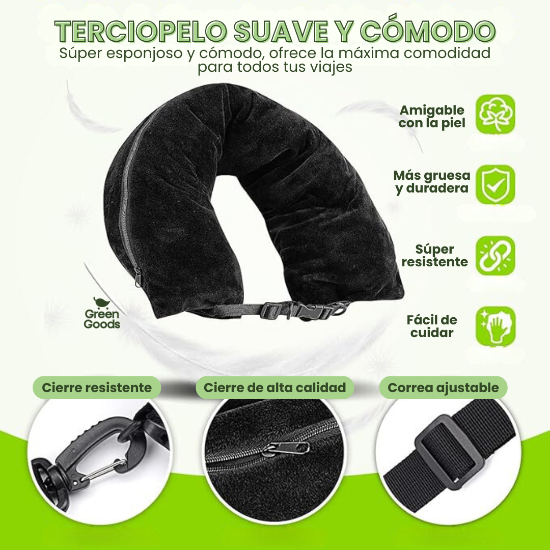 Cojín Rellenable para Viajes-Solución 2 en 1 🧳🔝