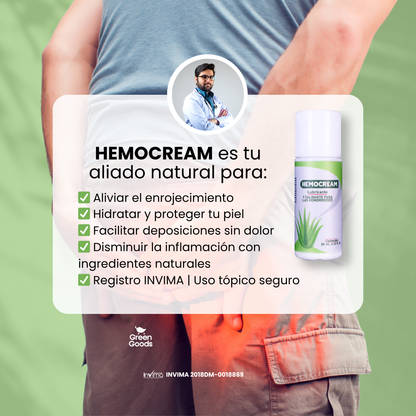 Hemocream – Alivio discreto y confiable para hemorroides