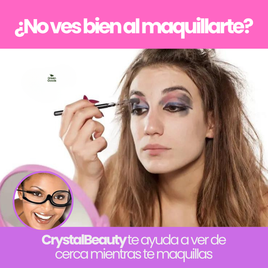 Crystal Beauty-Maquíllate con precisión aunque no veas bien de cerca