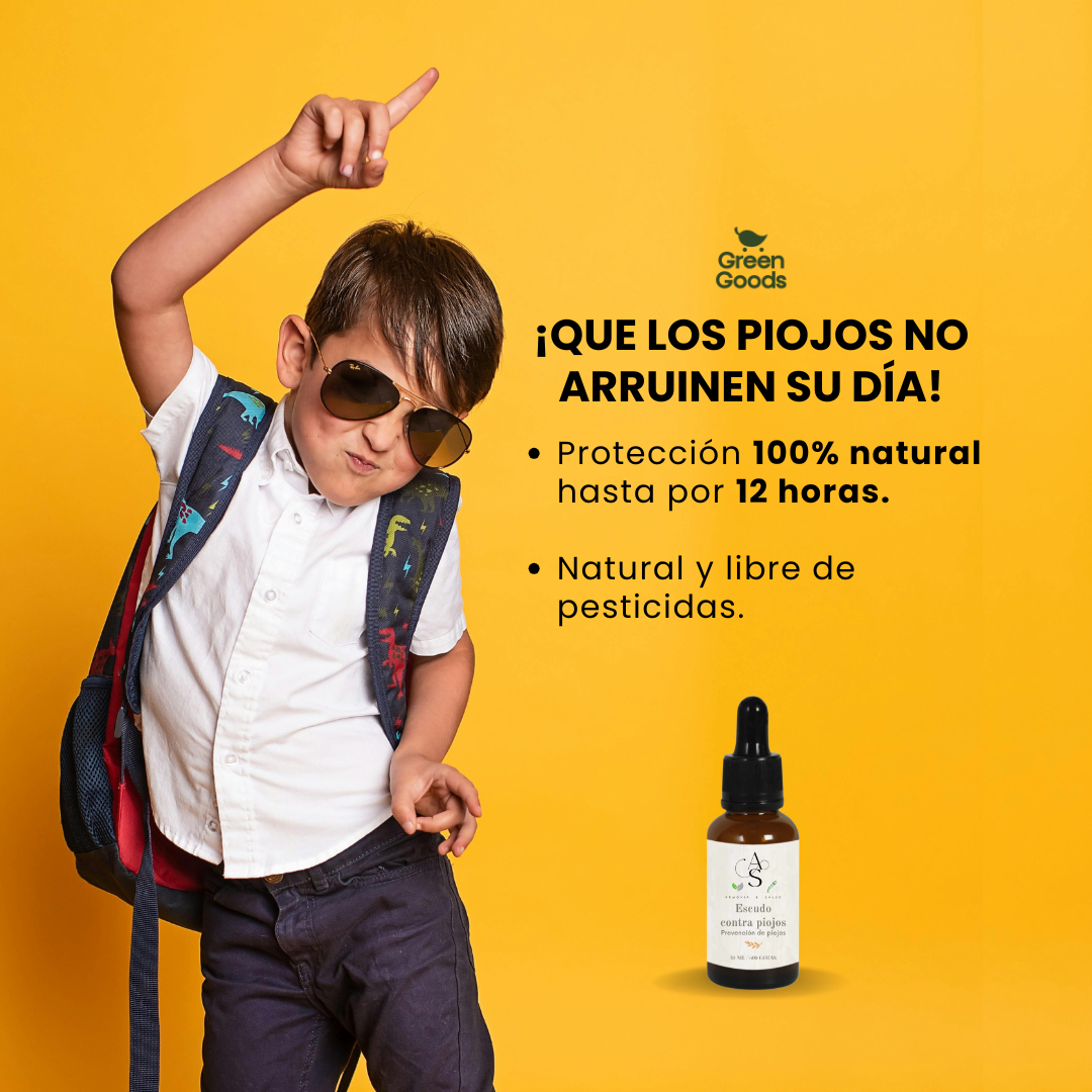 🛡 Escudo Contra Piojos – Protección Natural para Toda la Familia 🌿