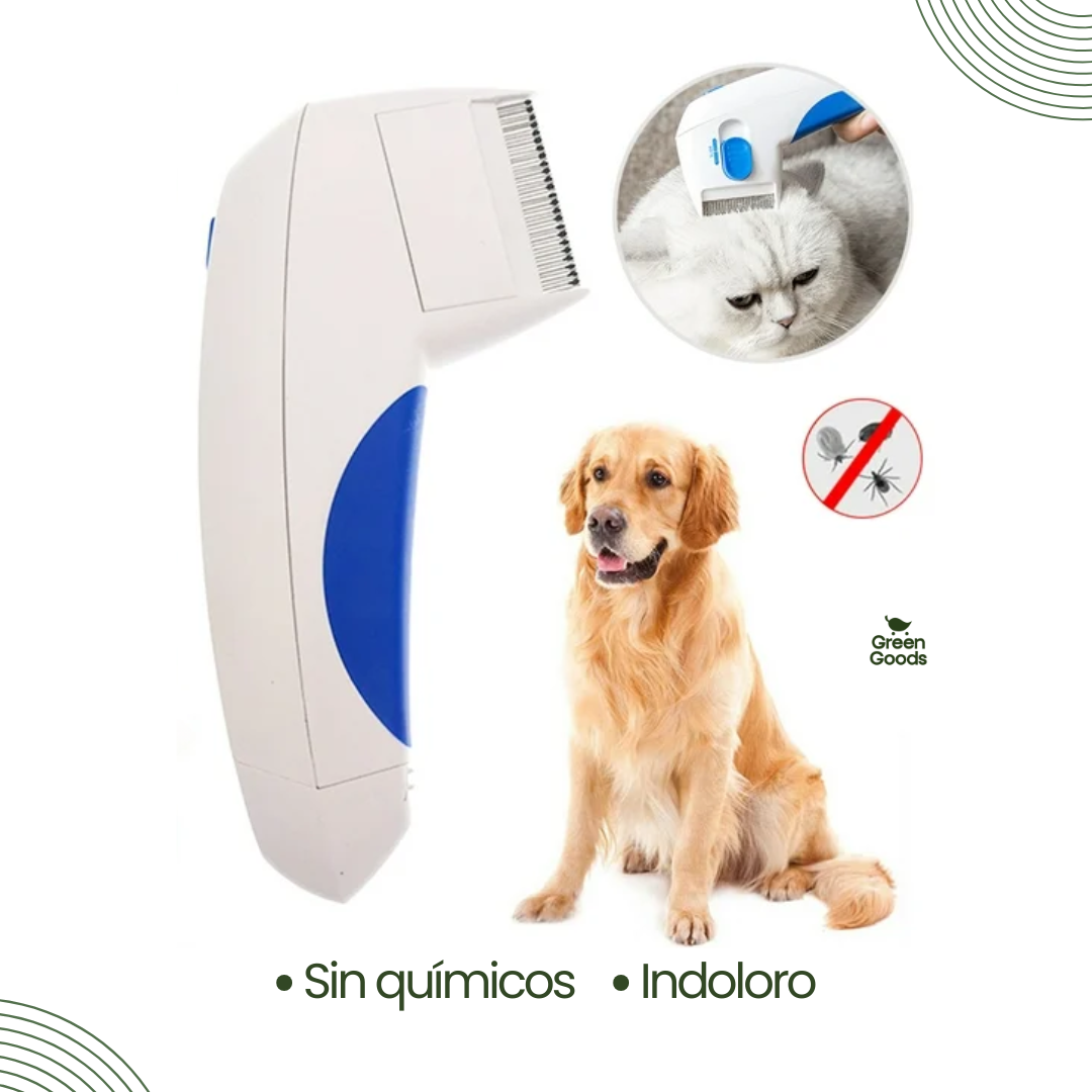 Elimina pulgas desde el primer uso - Cepillo para Perros y Gatos
