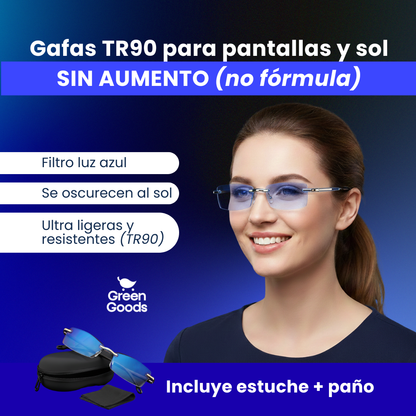 Gafas Optilux TR90™ Fotocromáticas – Ojos más descansados y look premium