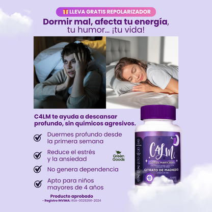 C4LM | Gomitas para Dormir Mejor y Despertar Renovado