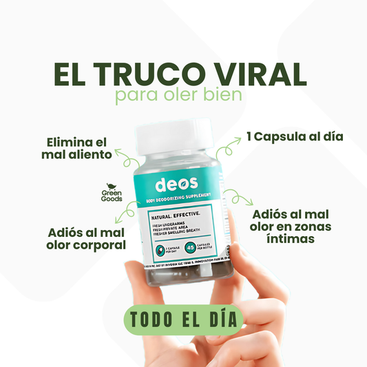 Deos-Elimina el mal olor corporal desde adentro