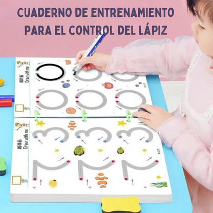 Libro de trazos y caligrafía - Diversión y aprendizaje 🤩