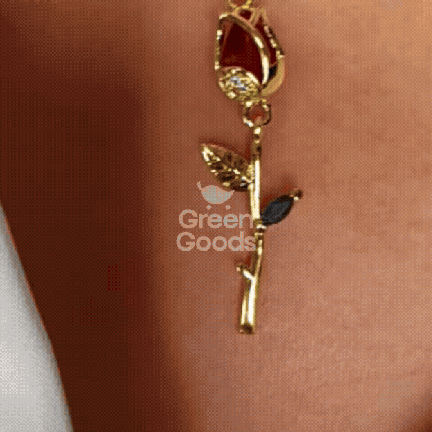 Collar Rosa Roja | Edición Día de la Madre