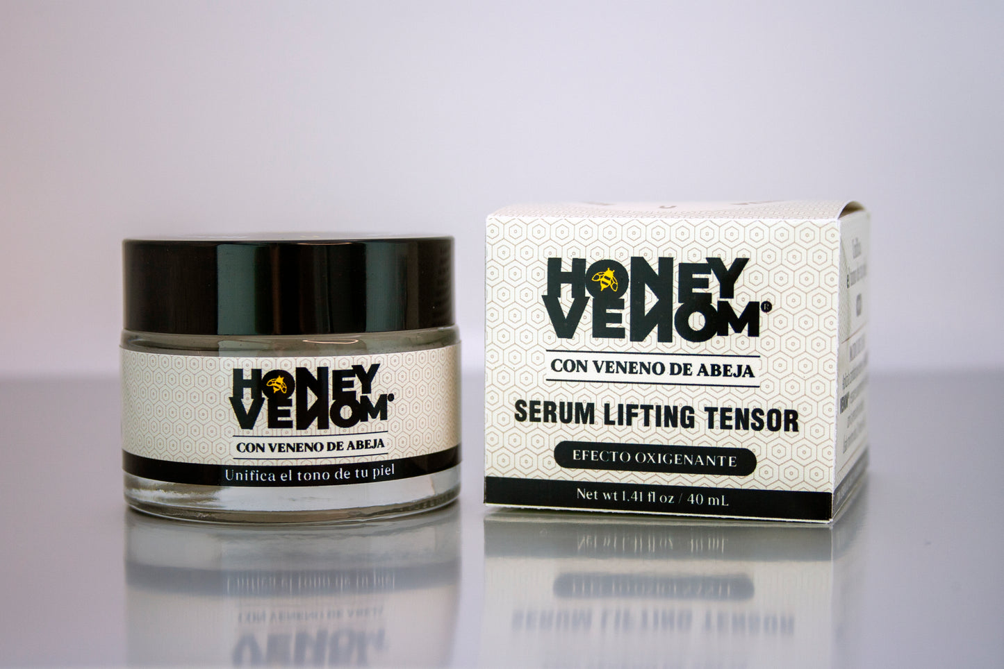 KIT HONEY VENOM ESPUMA ANTIEDAD + SERUM LIFTING TENSOR 🤩- Registros Invima: NSOC00141-20CO y NSOC11780-22CO🔝