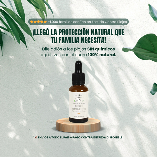 🛡 Escudo Contra Piojos – Protección Natural para Toda la Familia 🌿