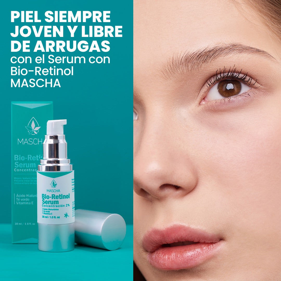 Mascha®️ Serum Antiedad con Bio-Retinol-Registro Invima NS0C95062-19CO